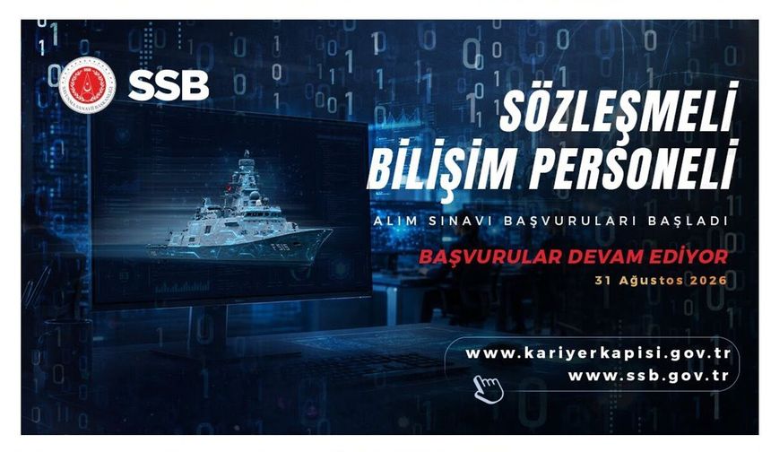 Savunma Sanayii Başkanlığı 13 Pozisyonda Bilişim Personeli Alacak