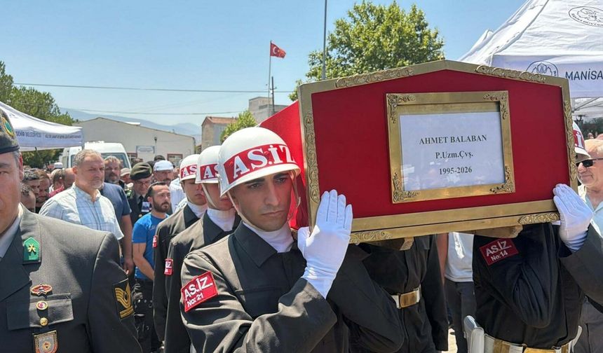 Bitlis’teki Kazada Hayatını Kaybeden Uzman Çavuş Manisa’da Defnedildi