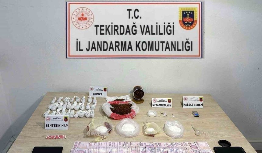 Tekirdağ’da jandarmadan geniş kapsamlı operasyon: 233 şüpheli yakalandı