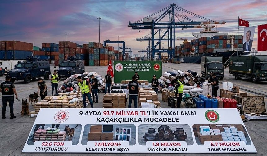 9 Ayda 52,6 Ton Uyuşturucu Ele Geçirildi: Rekor Yakalama!