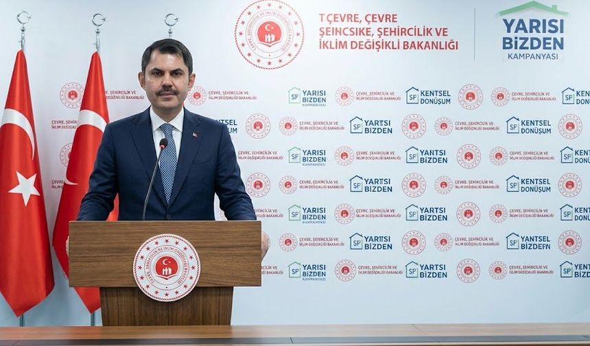 Bakan Kurum Duyurdu: Yarısı Bizden Desteği 2027 Sonuna Uzatıldı