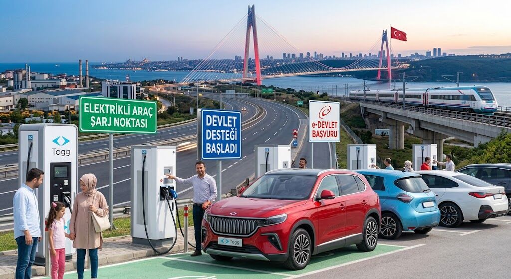 Elektrikli Araç Şarj Desteği Başvuruları Başladı: e-Devlet Şarj Teşviki Başvuru Şartları Nelerdir?